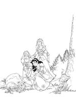 coloring page K3 de sprookjes